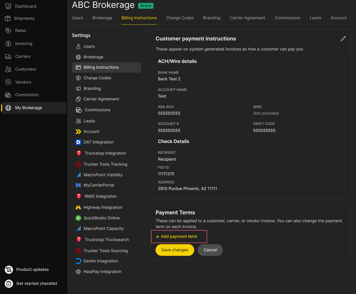 Setting Up Your Org's Net Payment Terms