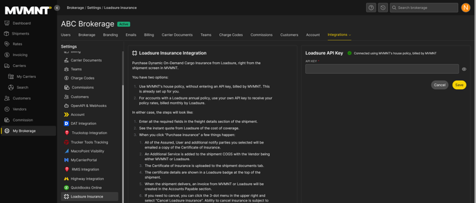 loadsure API